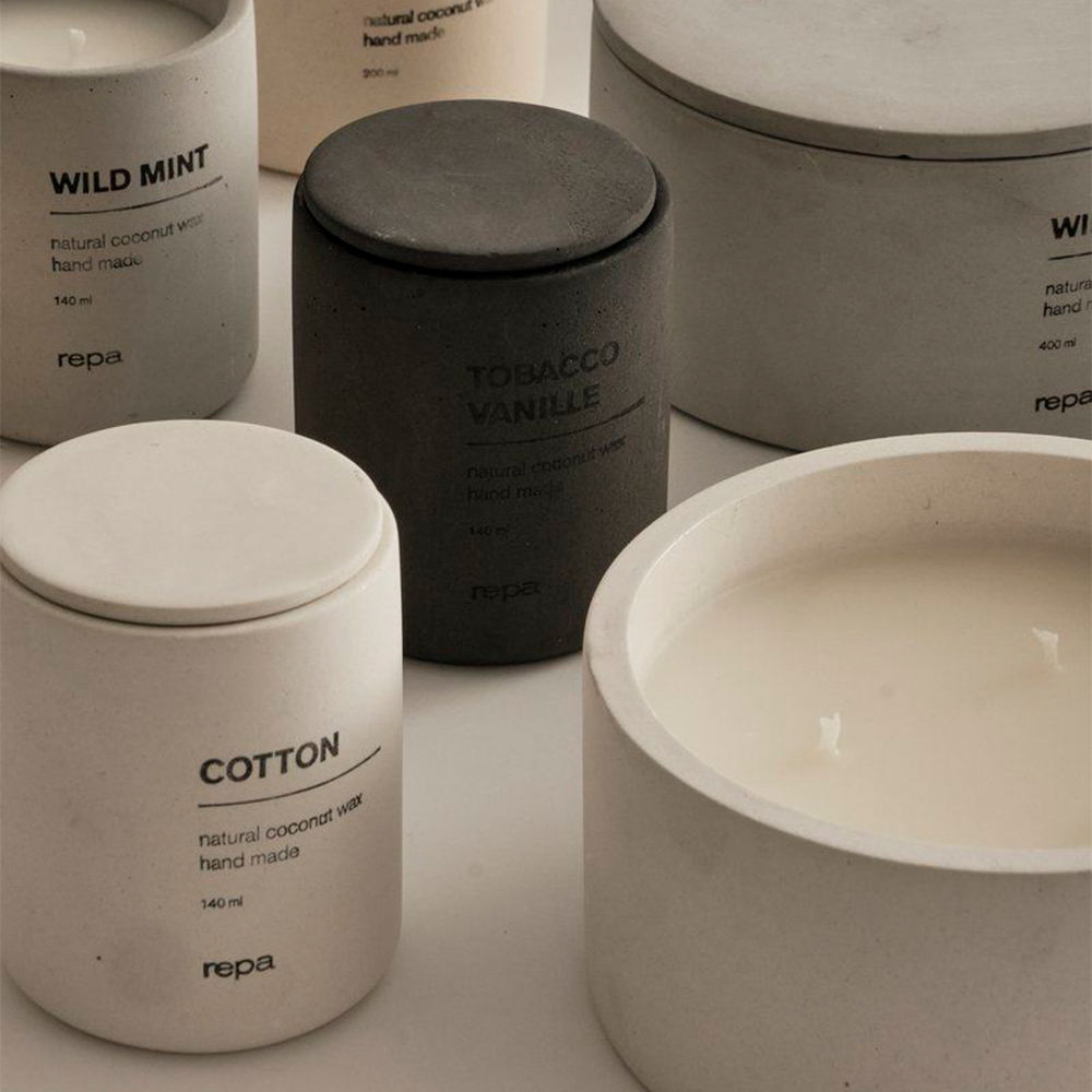 Aikun Minimalist Ceramic Jar Soy Wax Aroma Candle Scented Eco-Friendly Non-Toxic Fragrance Candle Customizable Gift Set