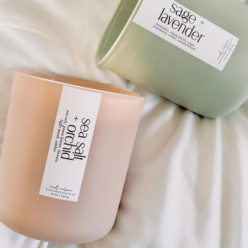 AIKUN Luxury Reusable Pure Soy Wax Long-Lasting Fragrance Aroma Candle Gift Box for Room Freshening