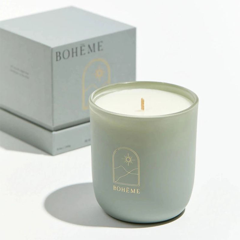 AIKUN Luxury Reusable Pure Soy Wax Long-Lasting Fragrance Aroma Candle Gift Box for Room Freshening