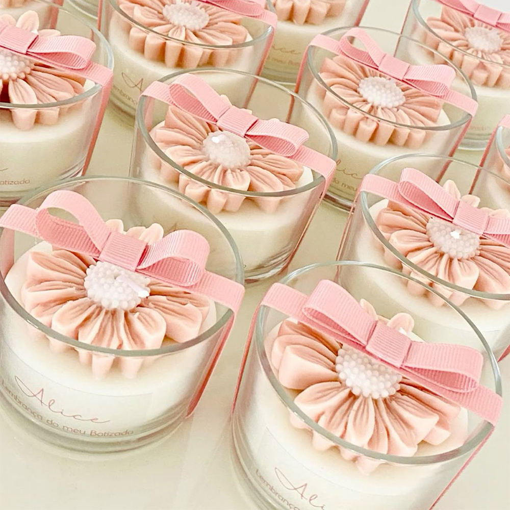 AIKUN Tulip Shaped Handmade Eco-Friendly Luxury Aroma Candle Reusable Air Purifying Gift Set