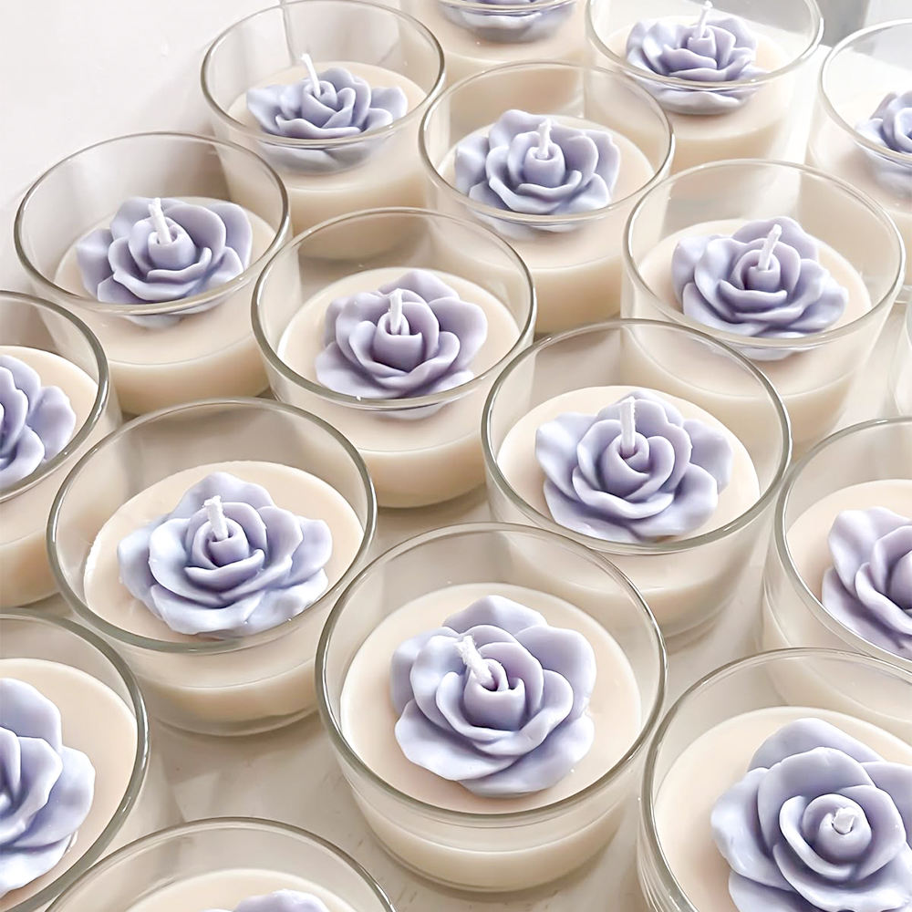 AIKUN Tulip Shaped Handmade Eco-Friendly Luxury Aroma Candle Reusable Air Purifying Gift Set