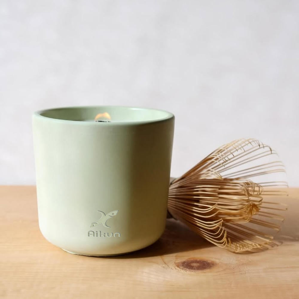 AIKUN Handmade Ceramic Aroma Candle Scented Fragrance Customizable Color Options for Home Decor and Gift Sets