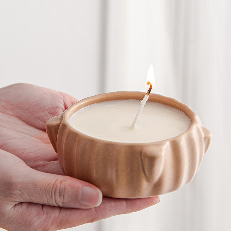AIKUN Creative Handmade High Appearance Level Cactus Scented Wax Candle Container Empty Cup