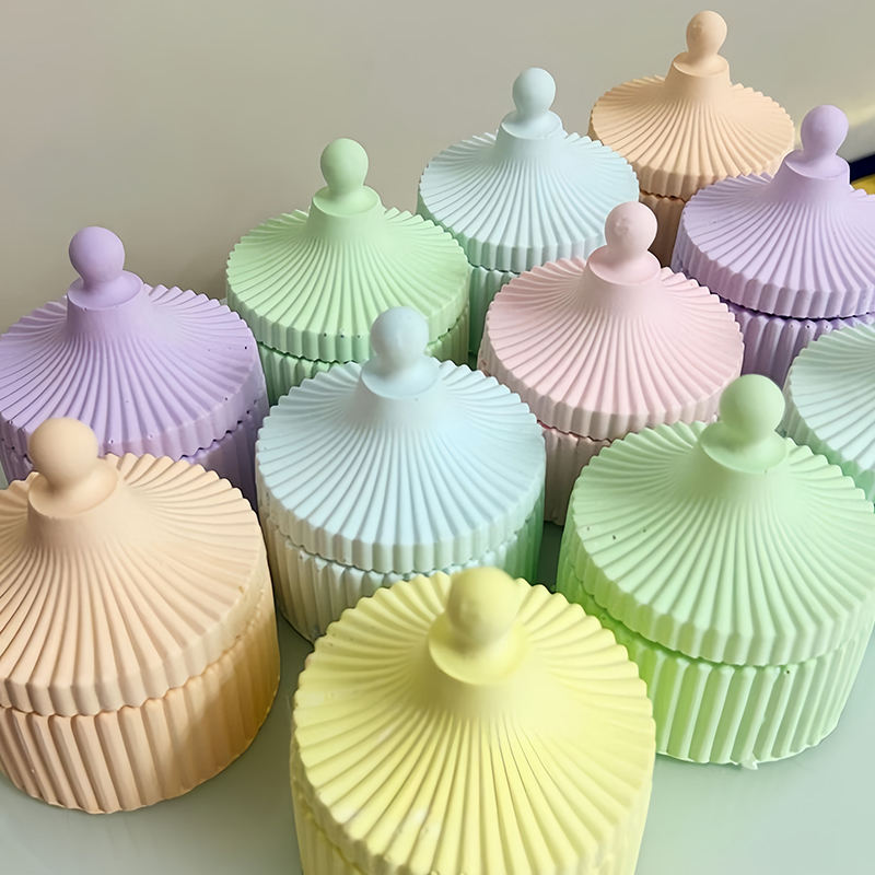 Luxury Scented Candle Flower Decoration Premium Soy Wax Gypsum Candle for Home Aromatherapy Relaxation Gift