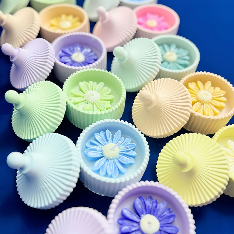 Luxury Scented Candle Flower Decoration Premium Soy Wax Gypsum Candle for Home Aromatherapy Relaxation Gift