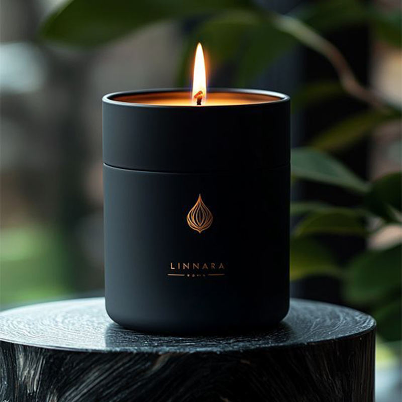 AIKUN Popular Natural Soy Wax Custom Box Highly Aromatic Candle for Home Decor Relaxation Ceramic Scented Candle