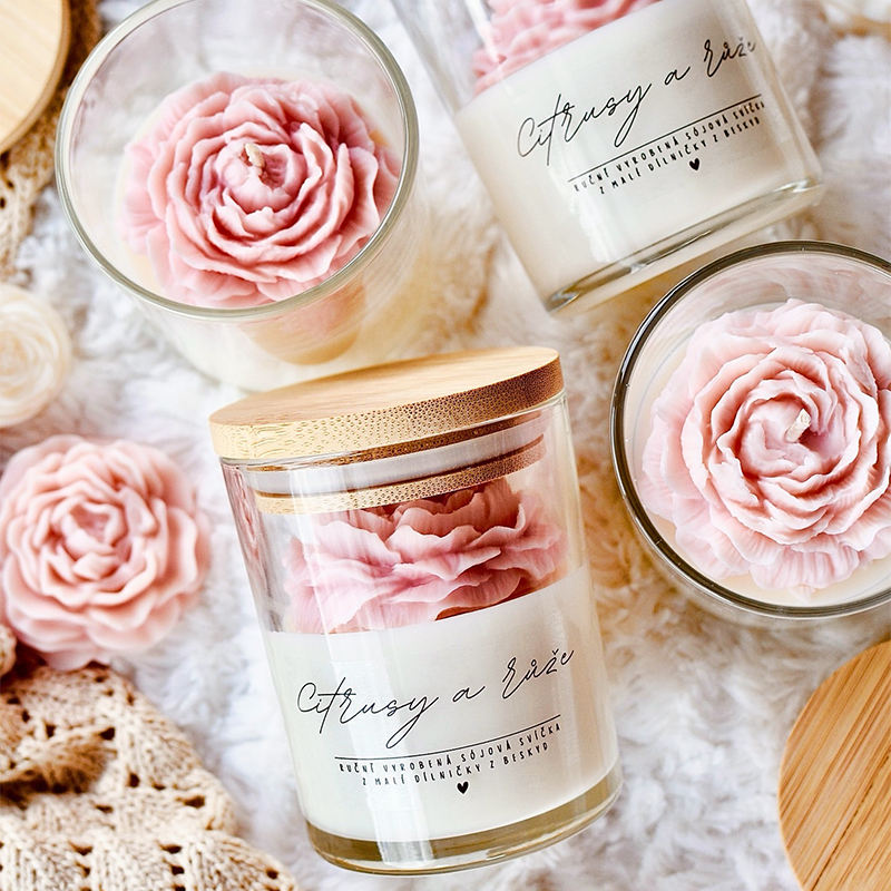 AIKUN Popular Colored Glass Jar Scented Candles Home Fragrance Ornaments Wedding Gift Choice