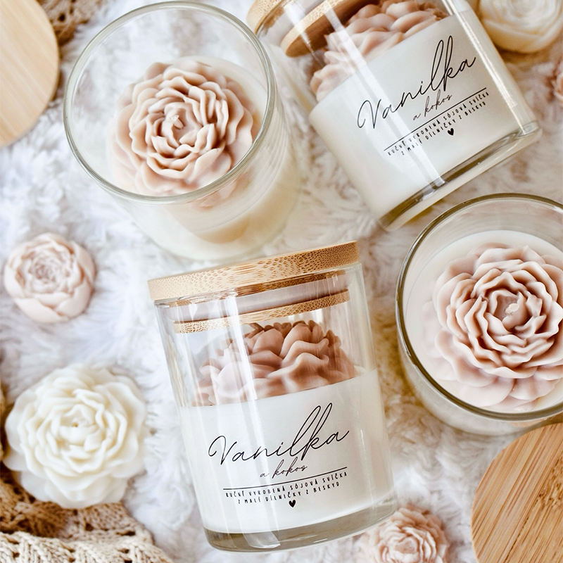 AIKUN Popular Colored Glass Jar Scented Candles Home Fragrance Ornaments Wedding Gift Choice