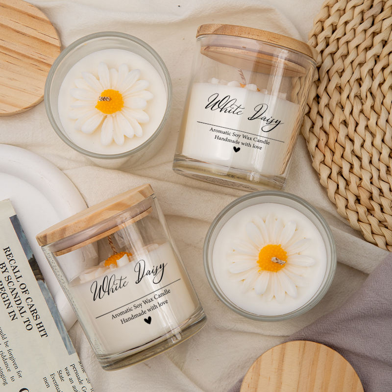 AIKUN New Hot Round Bottom Glass Candle Vessel Custom Logo Spray Color Luxury Glass Candle With Lid