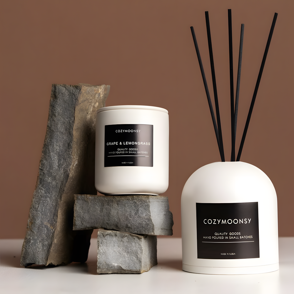 AIKUN Eco Friendly Long Lasting Aroma Scented Reed Diffuser for Living Room Bedroom No Fire Aromatherapy Diffuser