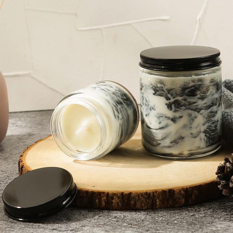 AIKUN Manufacturer Customized Handmade Niche High-End Souvenirs Aromatherapy Candle Soy Wax Scented Candle With Lid