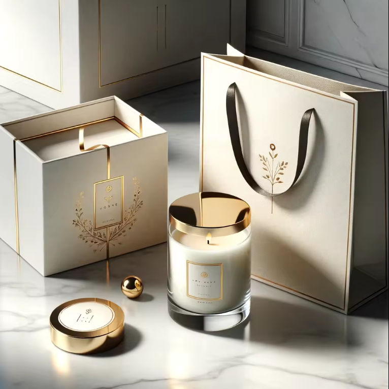 AIKUN Luxury Soy Wax Personalized Label Long Lasting Scented Candles Set for Home Spa Meditation Gift