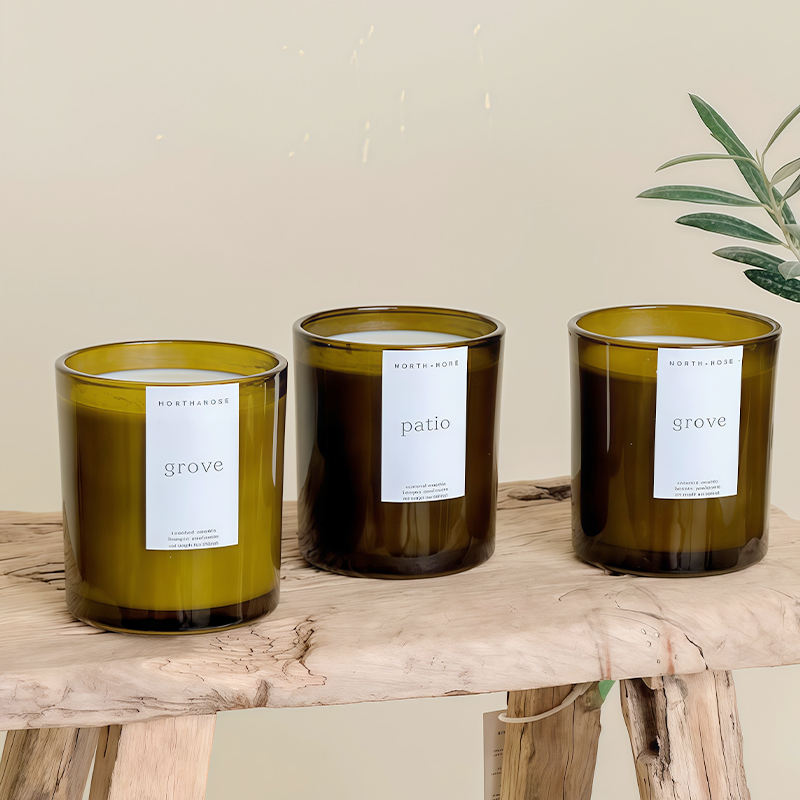 AIKUN Unique Shape Label Customization and Wax Cup Custom Scented Candles Set for Wedding Party and Holiday