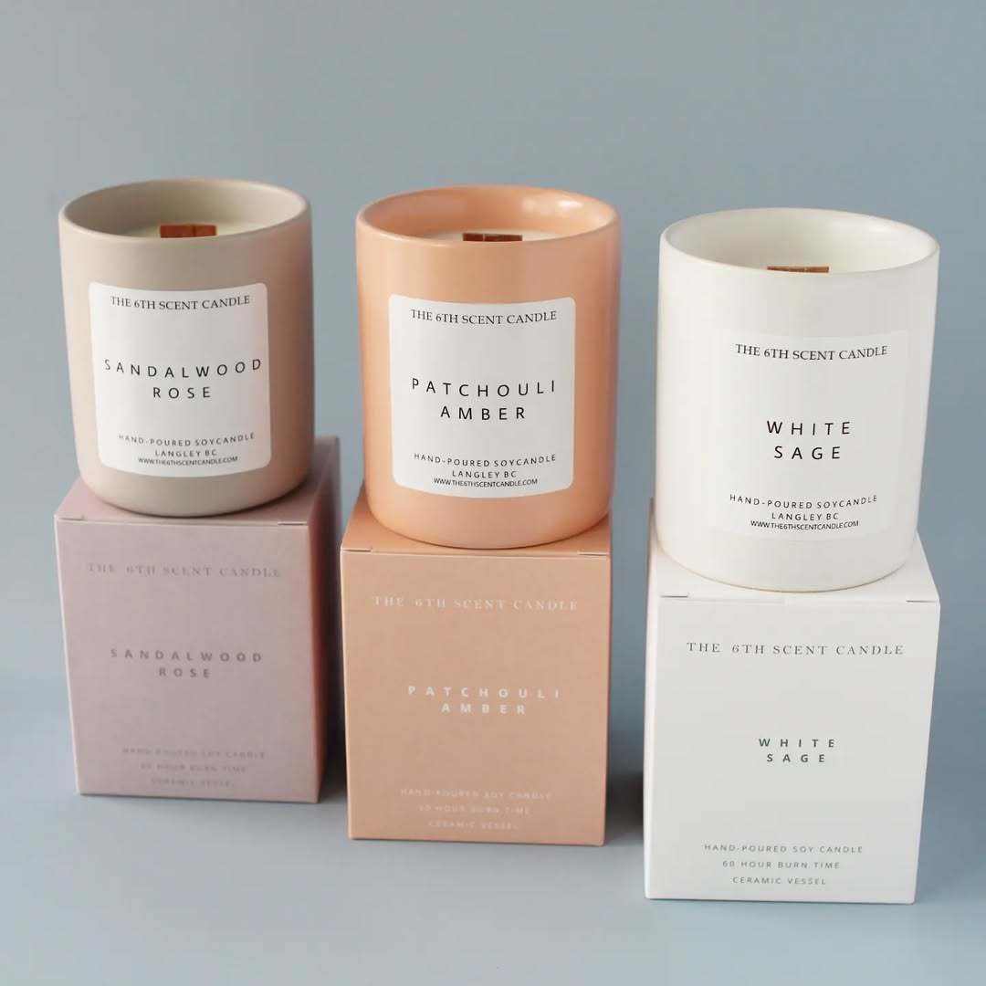 AIKUN Unique Shape Label Customization and Wax Cup Custom Scented Candles Set for Wedding Party and Holiday