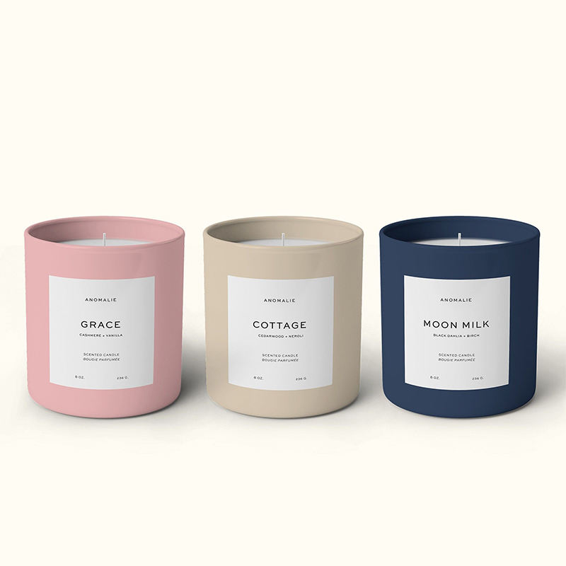 AIKUN Decorative Tin Custom Box Label Fragrance Customization Scented Candle Collection for Home Office Lounge Balcony