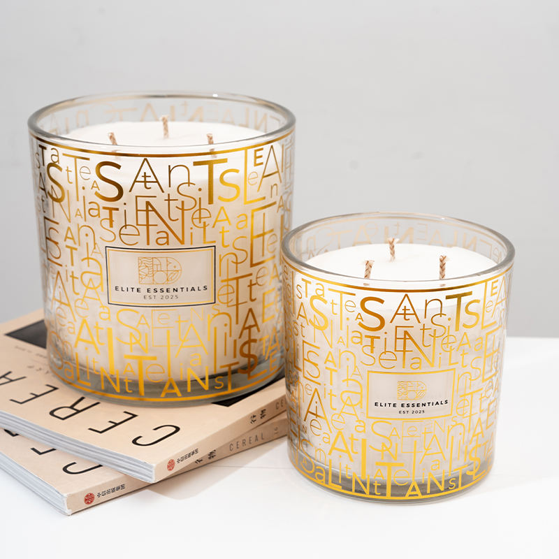 AIKUN Custom Private Label Scent Aromatherapy Glass Jar Scented Candles for Hotel Spa Yoga Studio Living Room