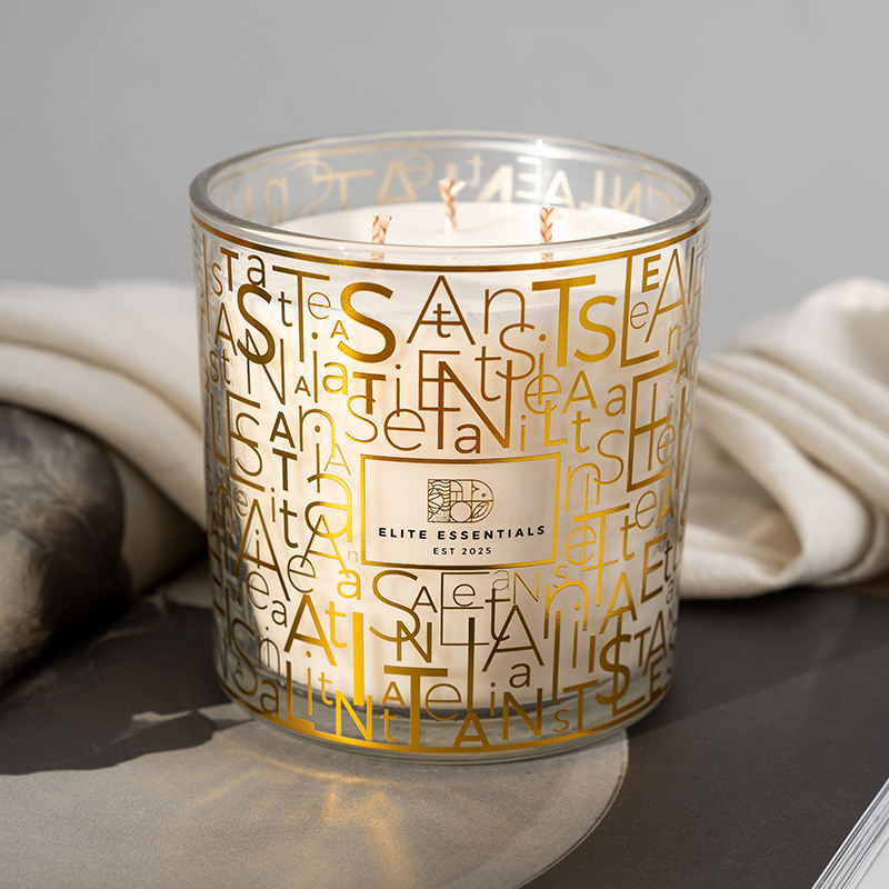 AIKUN Custom Private Label Scent Aromatherapy Glass Jar Scented Candles for Hotel Spa Yoga Studio Living Room