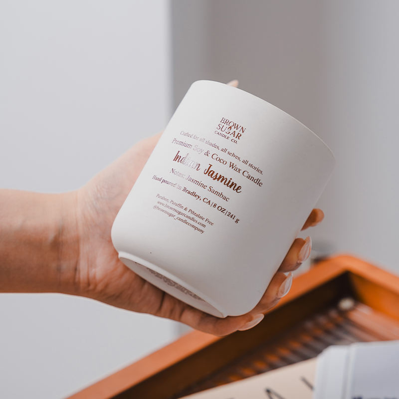 AIKUN Personalized Ceramic Jar Custom Odorless Scented Candles for Ramadan Bedroom Bathroom Living Space Event