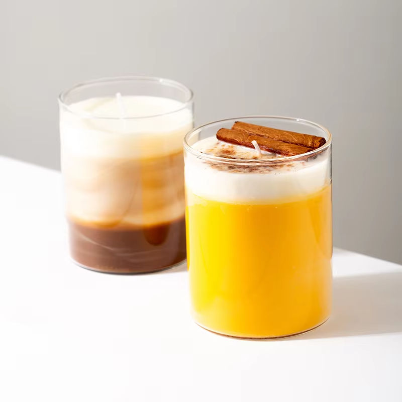 AIKUN Customized Personalized Coffe Juice Fragrance Candles for Hotel Office Prayer Relaxation Gifts