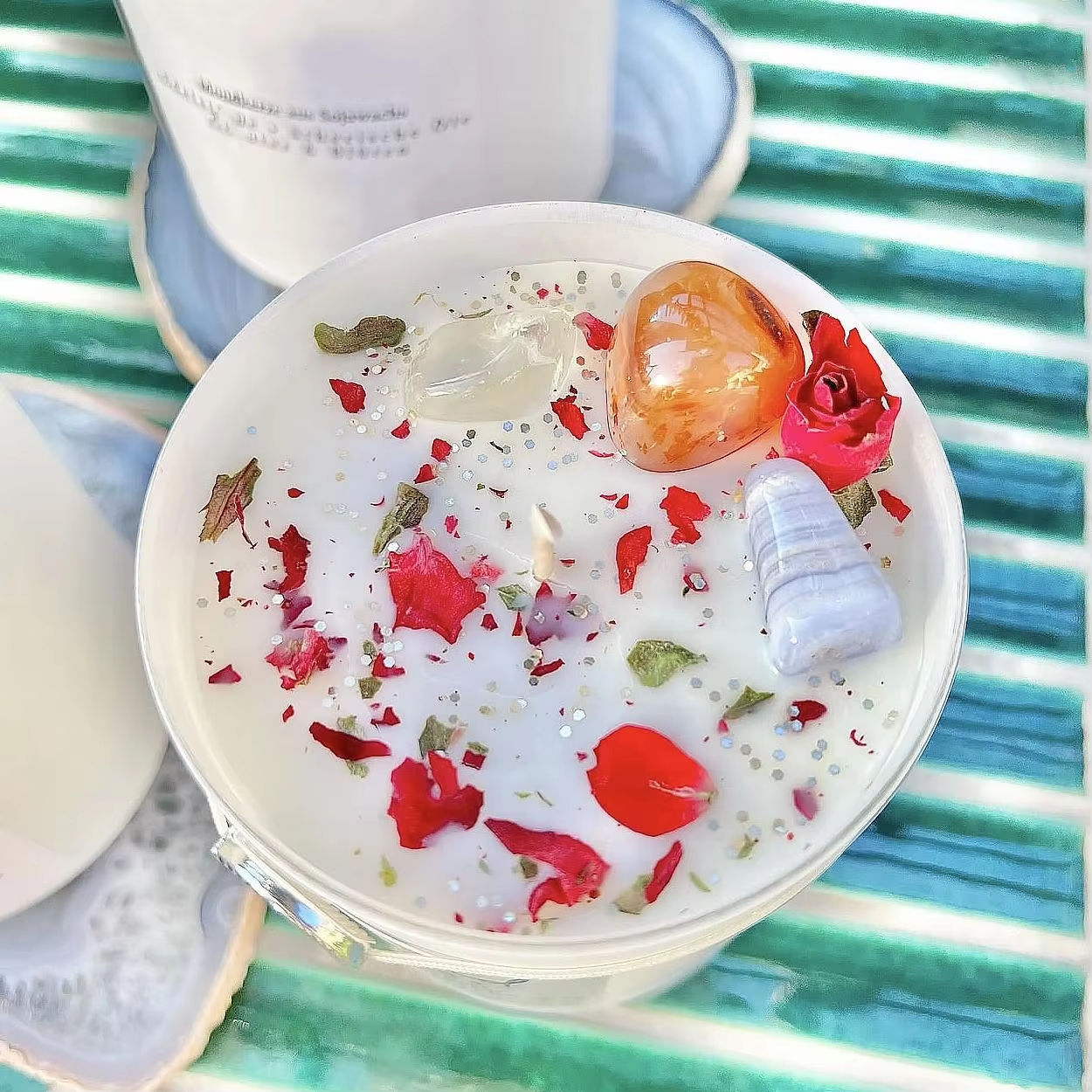 AIKUN Long Lasting Aroma Packaging Customization Crystal Scented Candles for Office Air Freshening