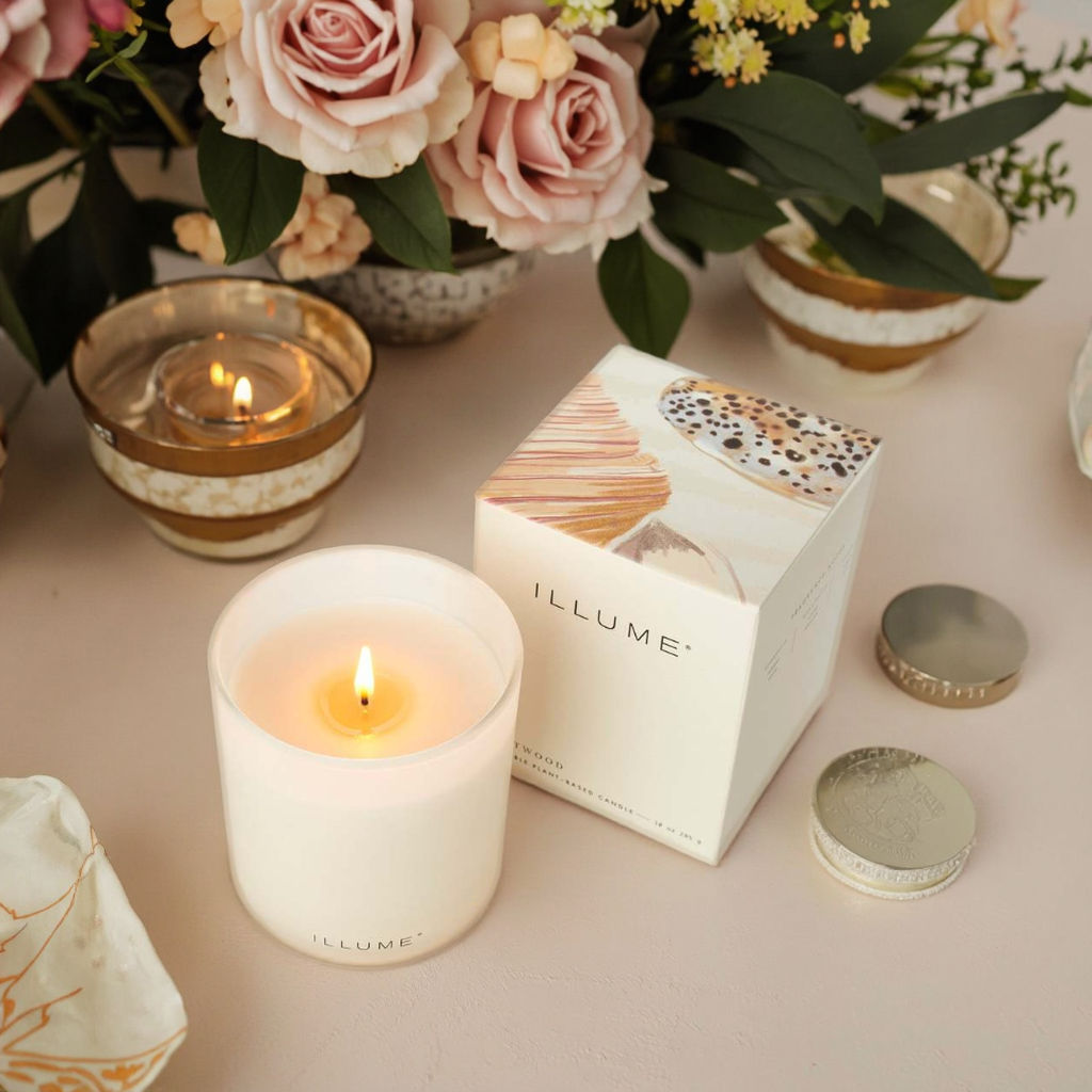 AIKUN Decorative Frosted Glass Cup Personalization Label Personalization Aroma Selection Scented Candle for Living Room