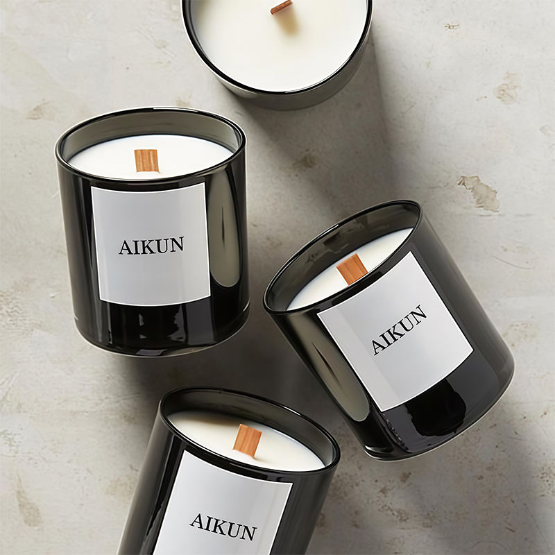 AIKUN Custom Aromatherapy Wax Label Personalization Jar Selection Scented Candle for Home Fragrance