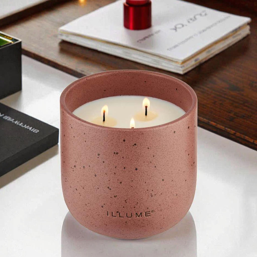 AIKUN Long Lasting Soy Wax Jar Personalization Ceramic Fragrance Scented Candle for Office Decor