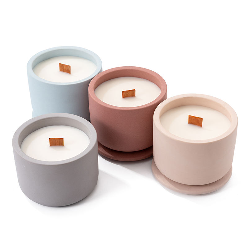 AIKUN Long Lasting Natural Wax Ceramic Jar Private Label Aroma Custom Scented Candle for Wedding Party