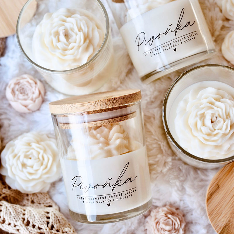 AIKUN 8oz Glass Candle Hot Sale Pumpkin Decor Colorful Gem Stone Jewelry Select Ring Scented Candle