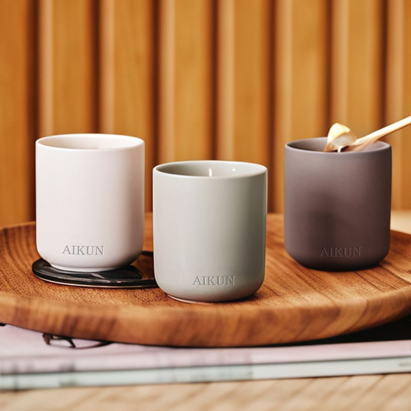 AIKUN Long Lasting Fragrance Box Design Scented Candle for Living Room Bedroom Office Aromatherapy Gift