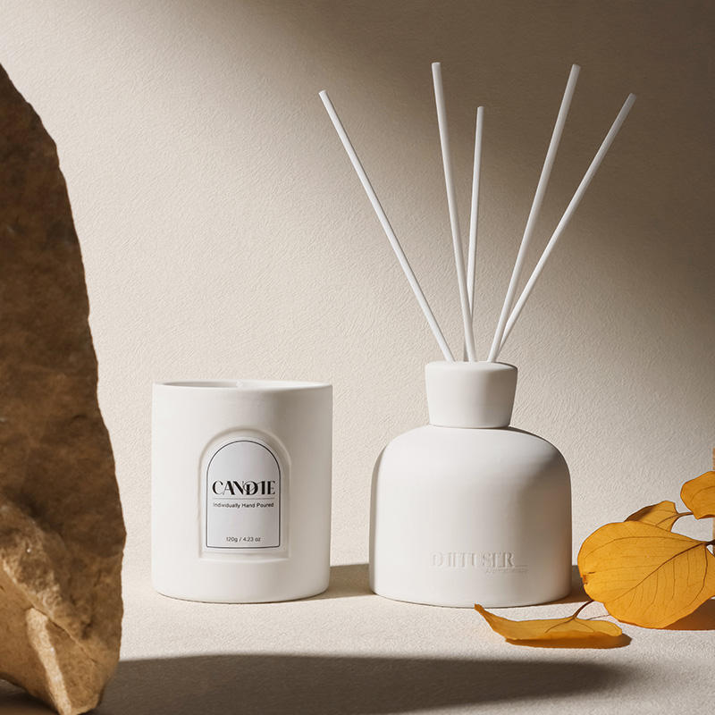 AIKUN Elegant Fragrance Box Packaging Reed Diffuser for Bedroom Spa Yoga Studio Long Lasting Aroma