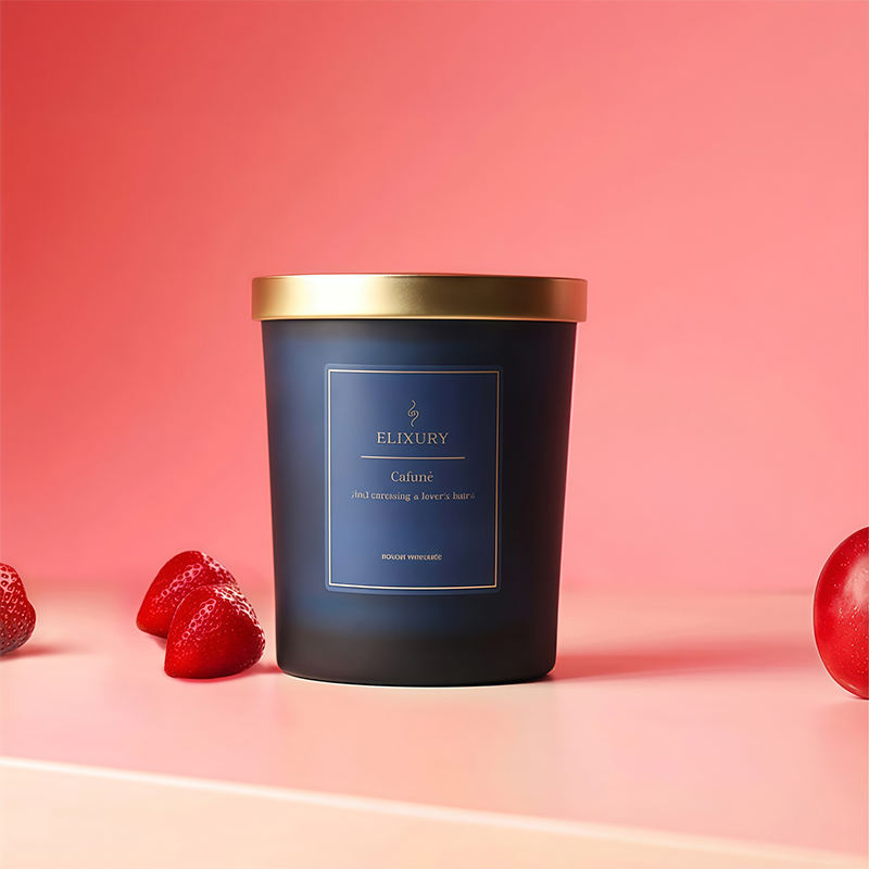 AIKUN Luxury Soy Wax Long Lasting Label Design Personalized Fragrance Scented Candles for Home Decoration